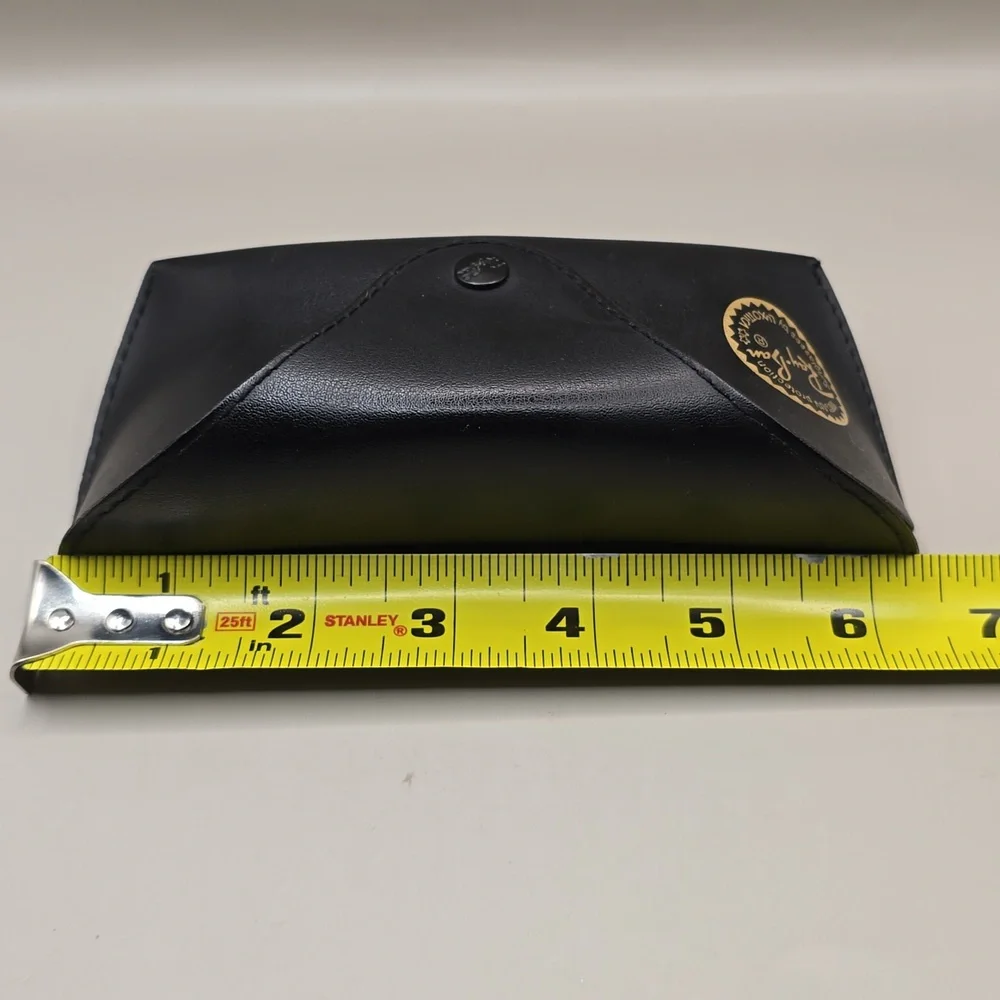 Ray Ban Faux Leather Black Case Only Sunglasses Belt Loop Universal Eyeglasses